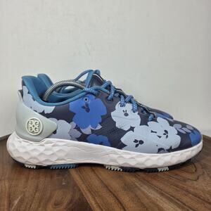 G/Fore MG4+ Womens Blue Camo White Size 8.5 Floral Golf Shoes G4LF22EF57 BPRTF